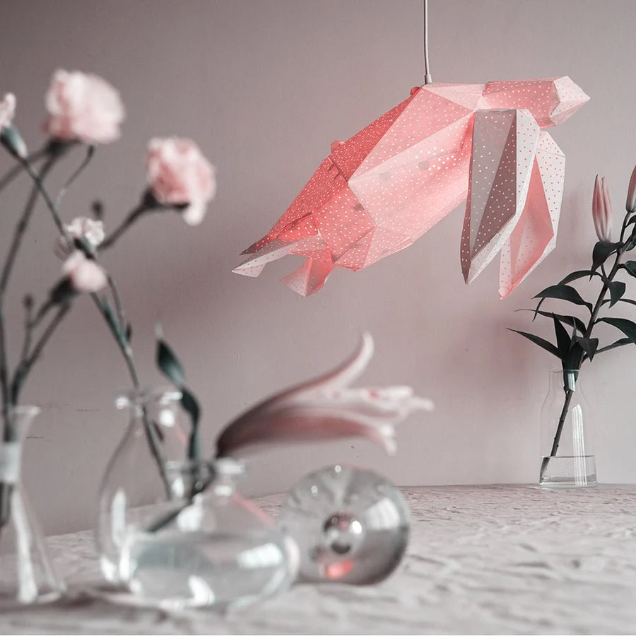 Pendant sea turtle lamp