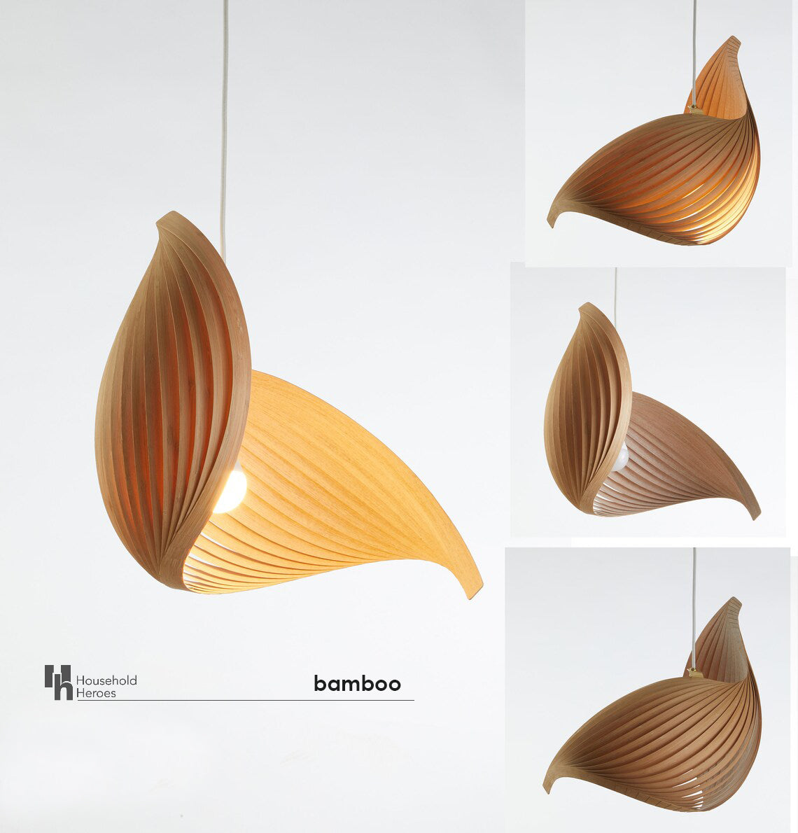 Pendant lamp wing bamboo