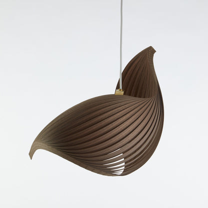 Pendant lamp wing walnut
