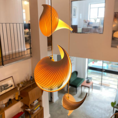 Pendant lamp wing bamboo