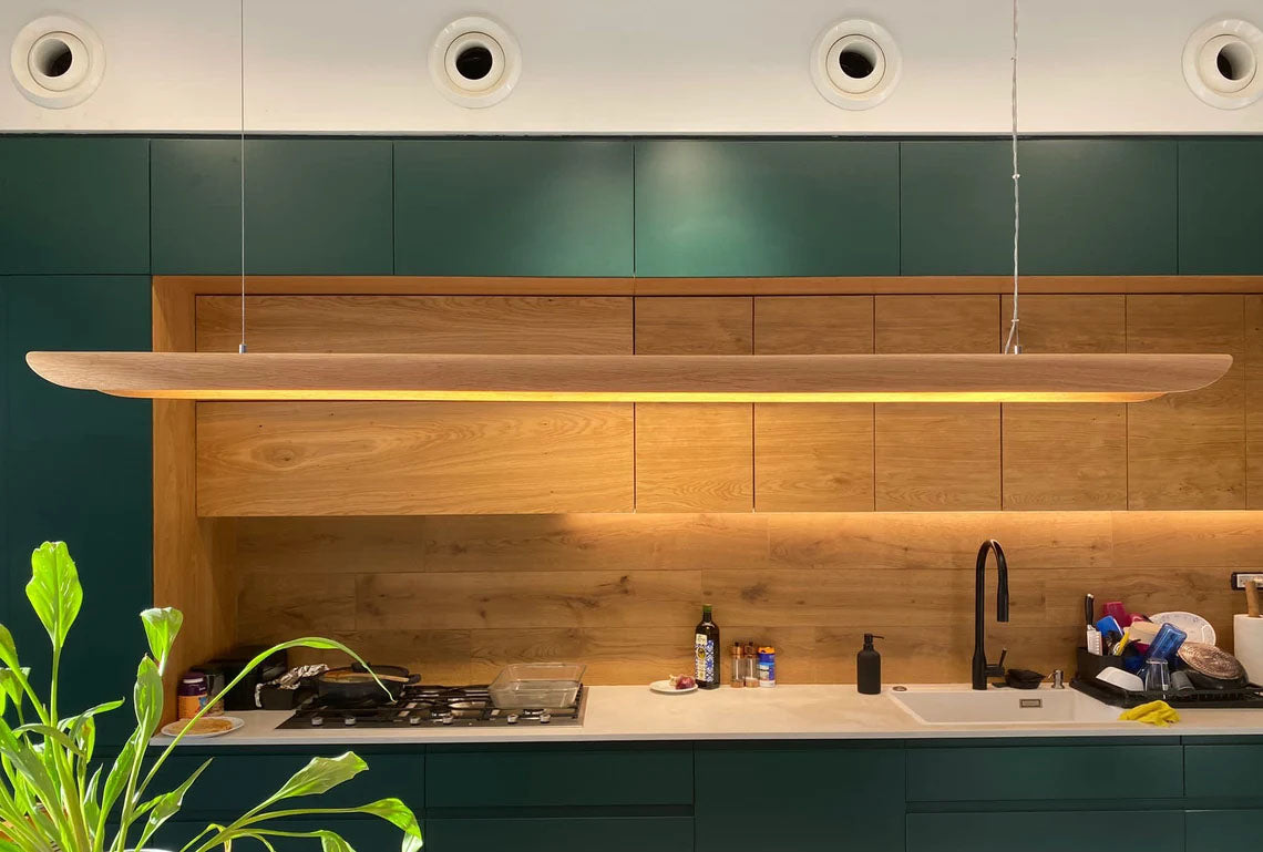 Pendant lamp canoe oak