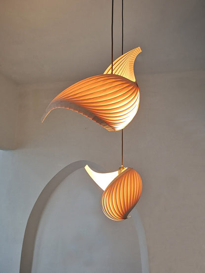Pendant lamp wing maple