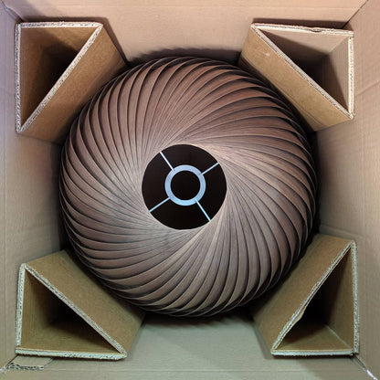 Pendant lamp wind walnut