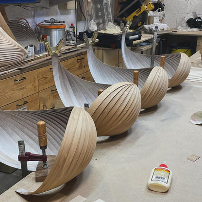 Pendant lamp wing bamboo