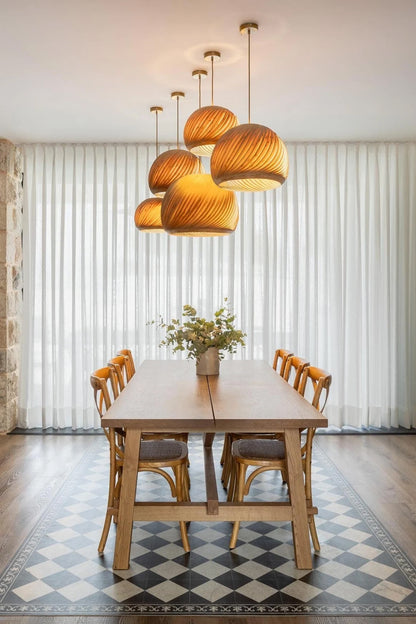 Pendant lamp wind bamboo
