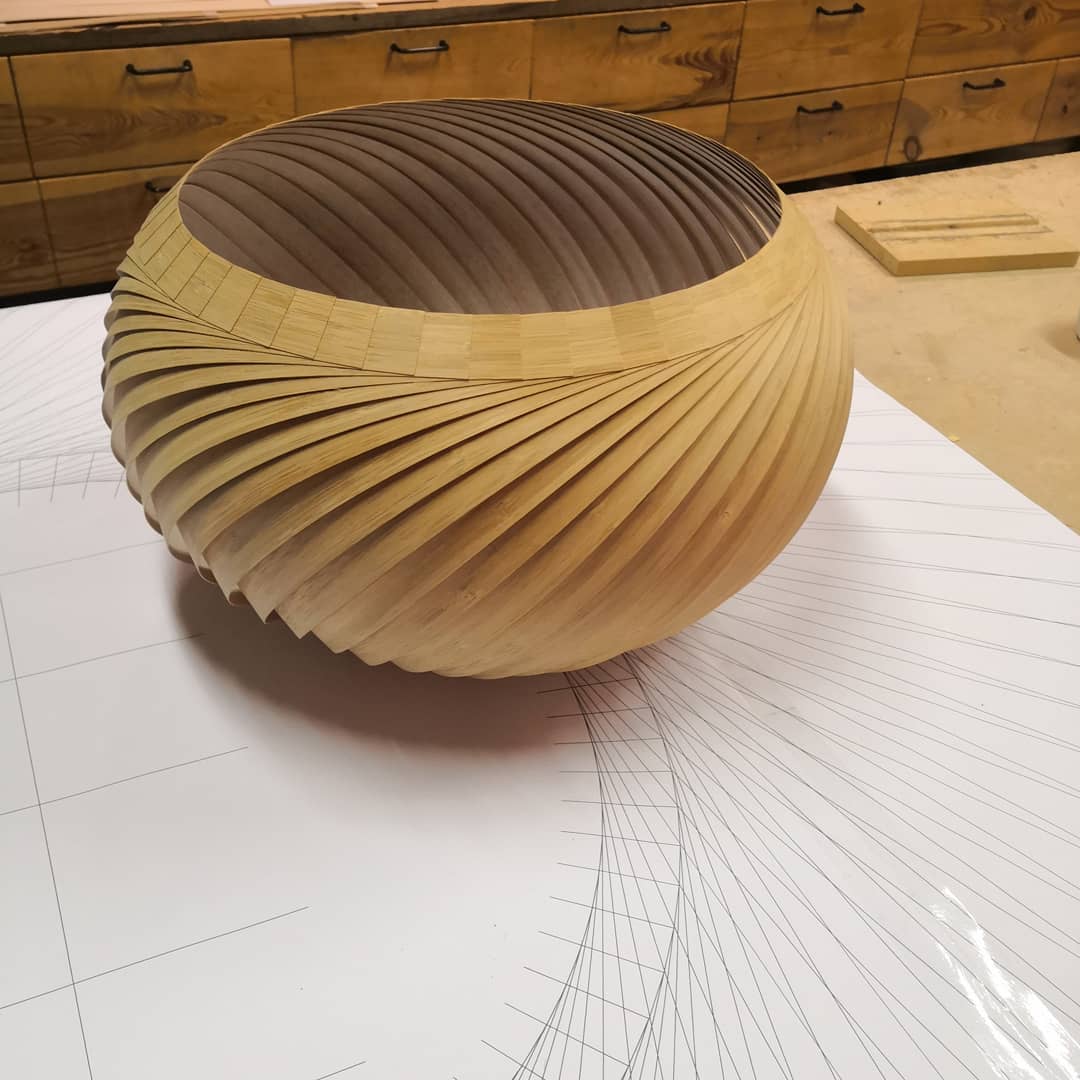 Pendant lamp wind bamboo