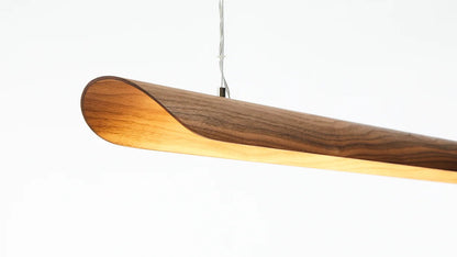 Pendant lamp canoe walnut