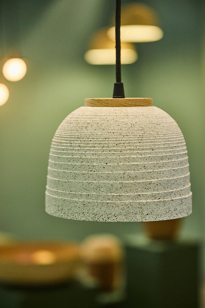 Pendant lamp half a cup