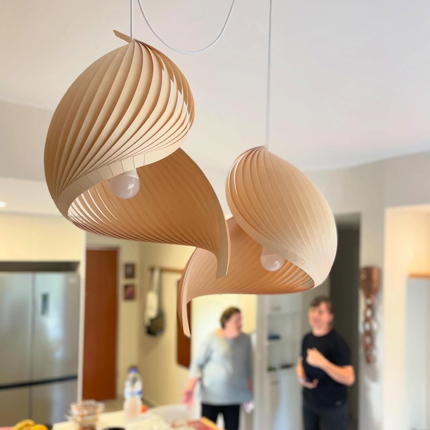 Pendant lamp wing maple