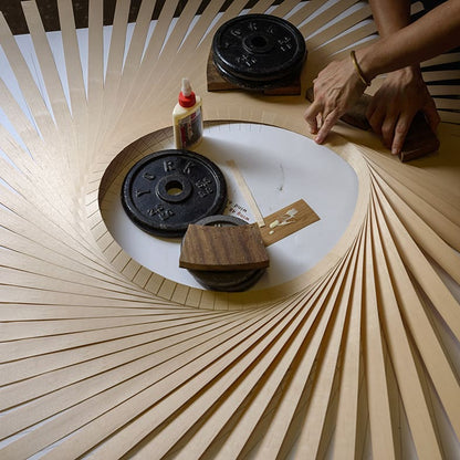 Pendant lamp wind maple