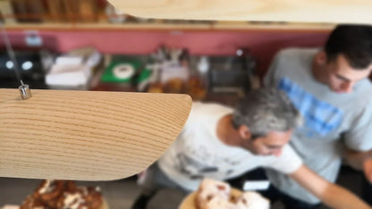 Pendant lamp canoe ash