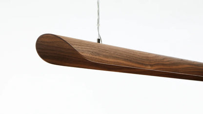 Pendant lamp canoe walnut