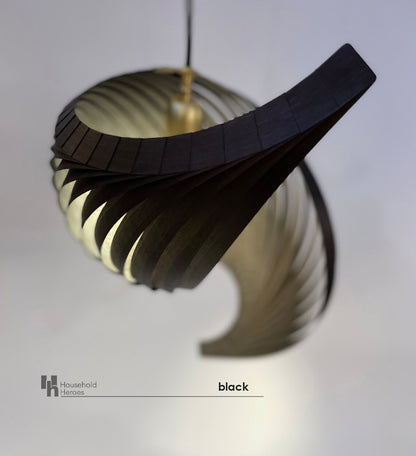 Pendant lamp wing black