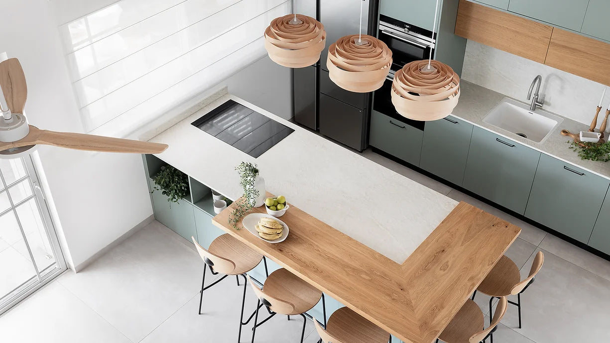 Pendant lamp light cloud maple