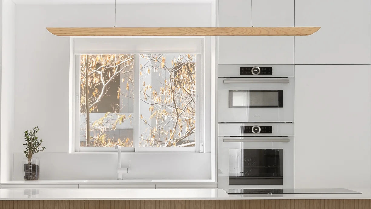 Pendant lamp canoe ash