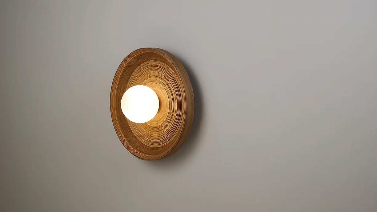 Wall lamp plate