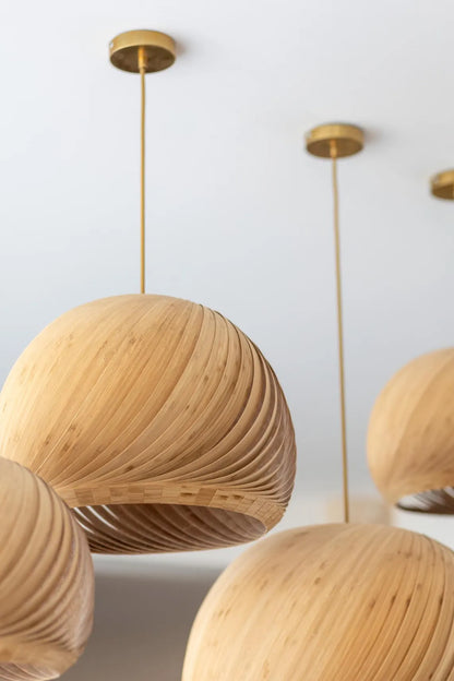 Pendant lamp wind bamboo