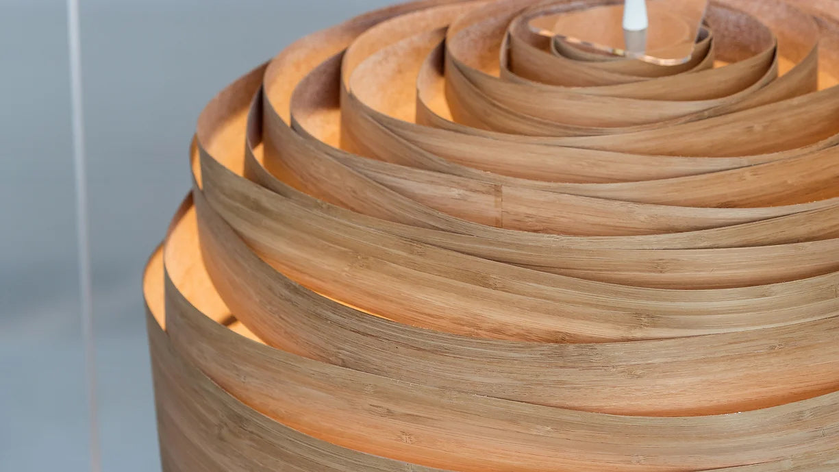 Pendant lamp light cloud bamboo