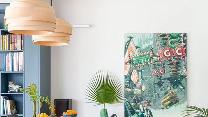 Pendant lamp light cloud maple