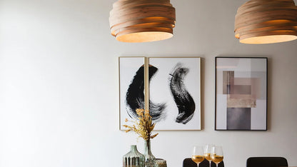 Pendant lamp light cloud bamboo