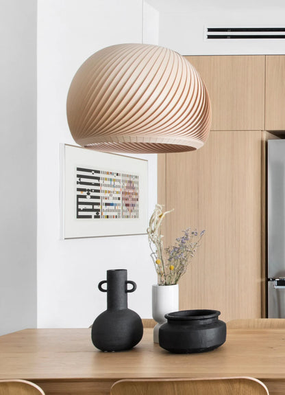 Pendant lamp wind maple