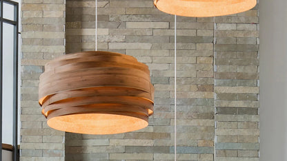 Pendant lamp light cloud bamboo