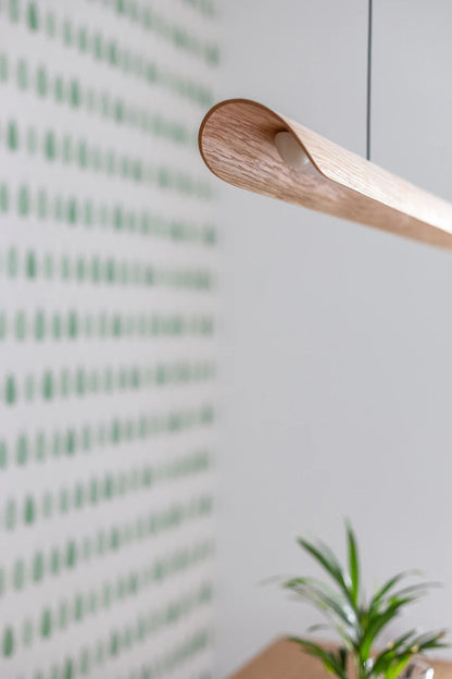 Pendant lamp canoe oak