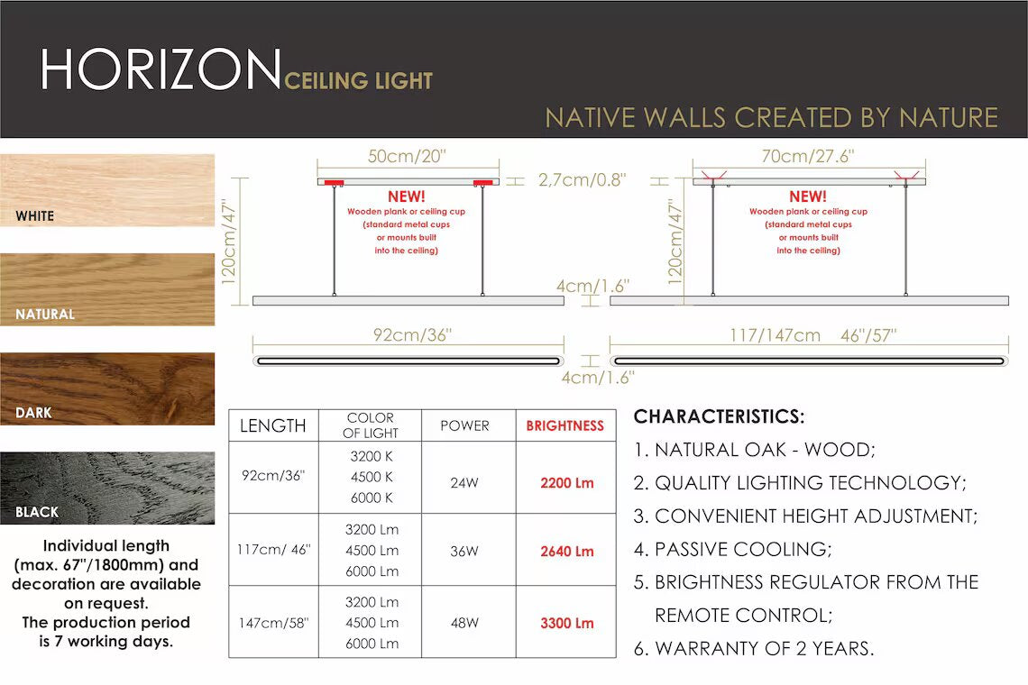 Wooden light Horizon Household Heroes