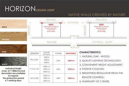 Wooden light Horizon Household Heroes