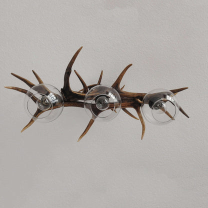 Real long antler table pendant lamp
