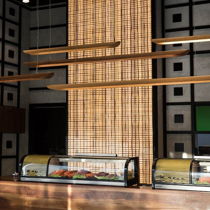 Pendant lamp canoe oak