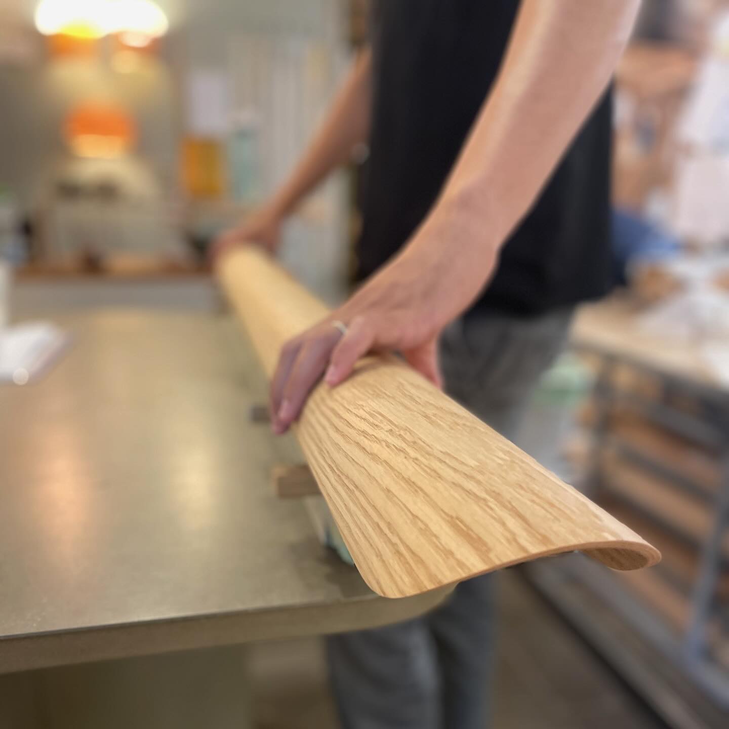 Pendant lamp canoe oak