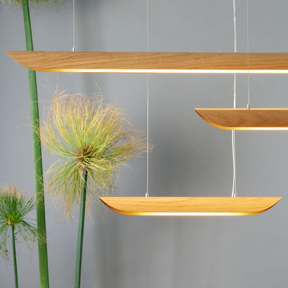 Pendant lamp canoe oak