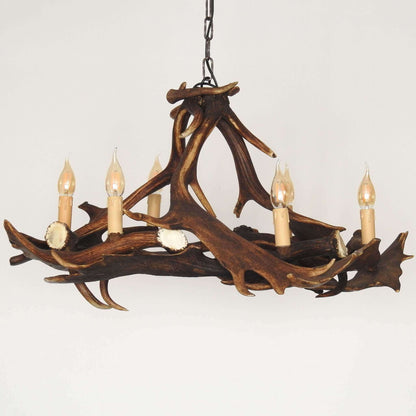 Fallow deer antler chandelier