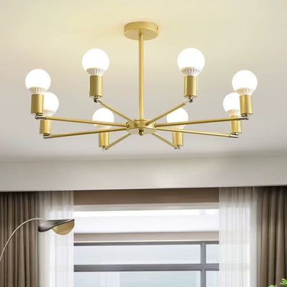 Black & gold modern chandelier