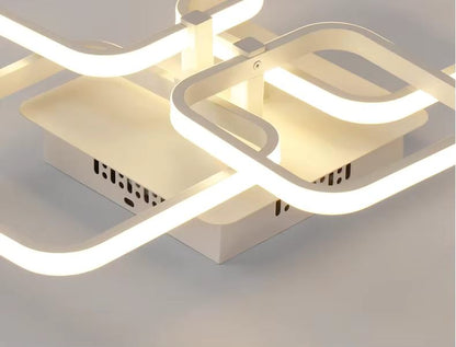 Minimalist square smart LED ceiling light