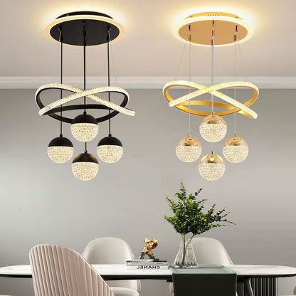 Modern LED pendant chandelier