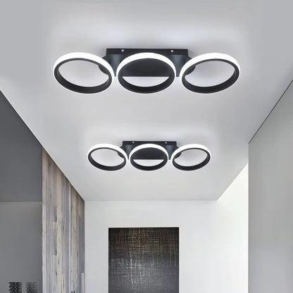 Three circle ceiling light