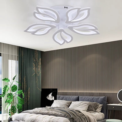 Modern leaf ceiling light