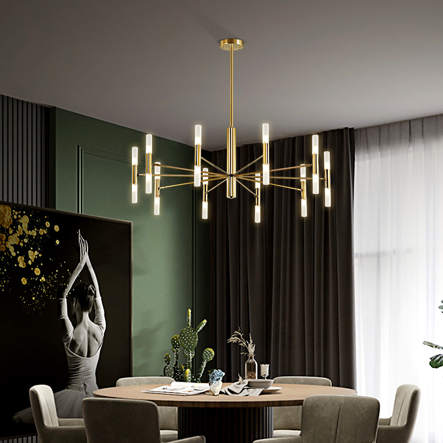 Scandinavian modern LED chandelier for living room