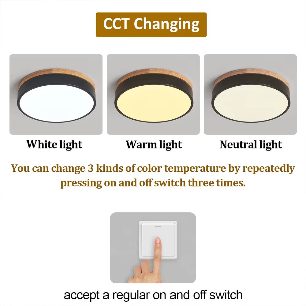 Circle surface ceiling light