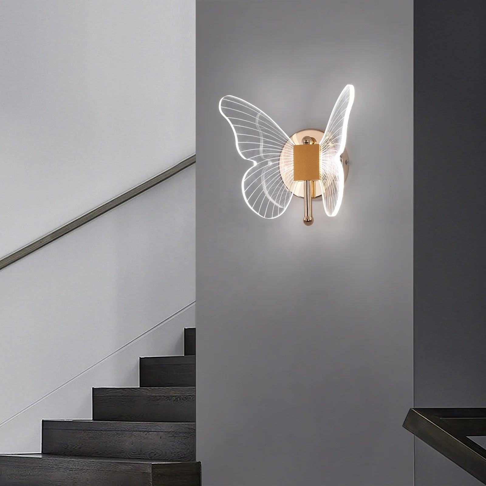 Butterfly LED wall light