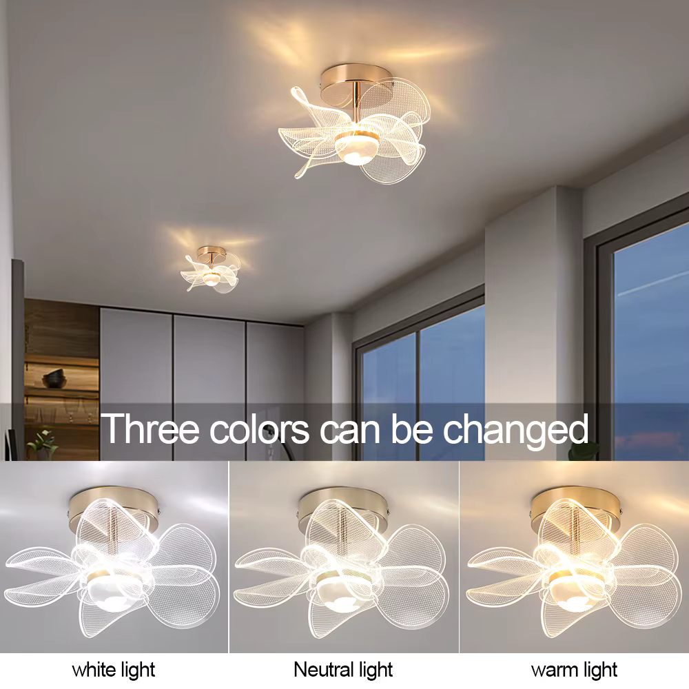 Flower acrylic ceiling light