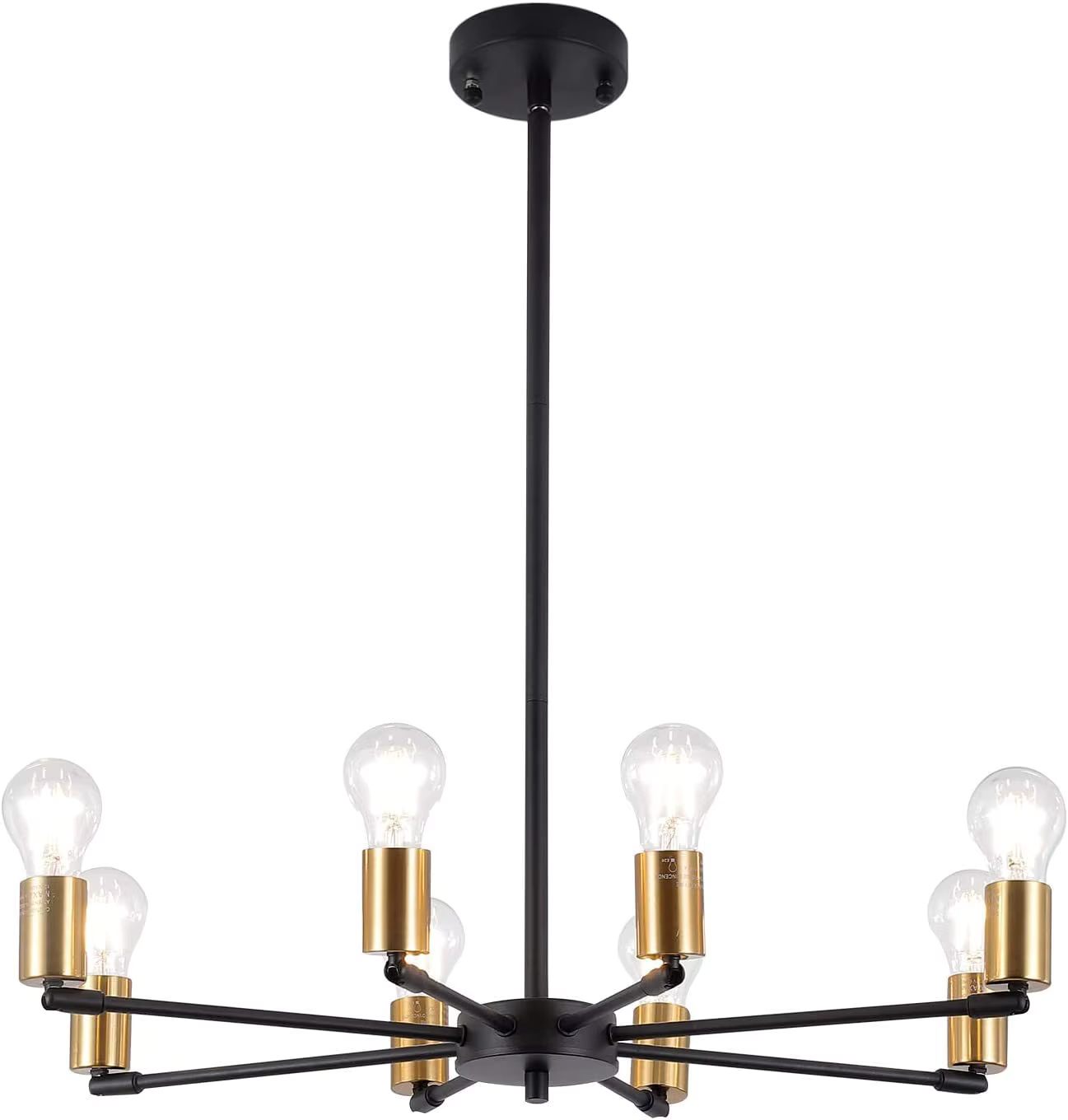 Black & gold modern chandelier