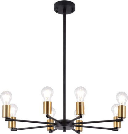 Black & gold modern chandelier