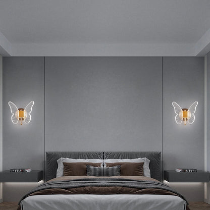 Butterfly LED wall light