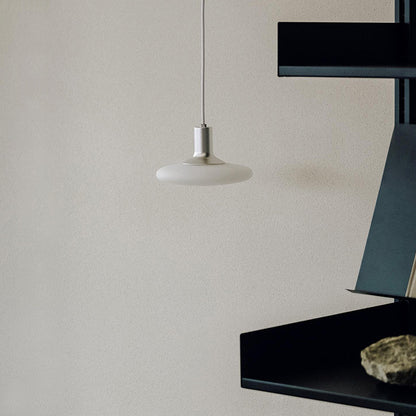 Modern art decor LED pendant light with glass shade for living room and bedroom