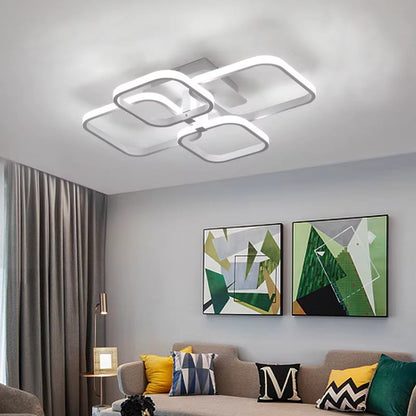 Minimalist square smart LED ceiling light