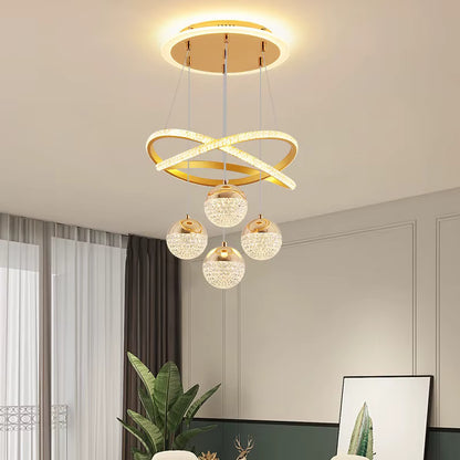 Modern LED pendant chandelier