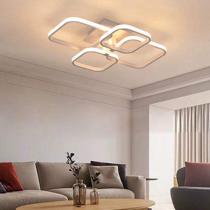 Minimalist square smart LED ceiling light